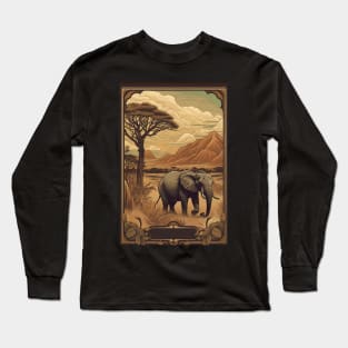 Vintage travel posters of Africa Long Sleeve T-Shirt